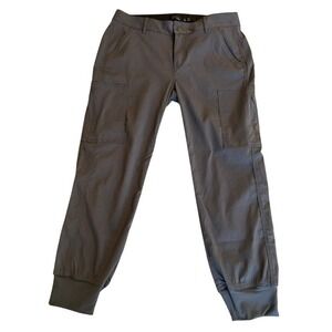 Prana Women's Gray Cargo‎ Jogger Pants Size 10 Outdoor Activewear